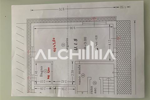 Rif. KS-AF234 Dogana: affittasi negozio mq. 60 con due posti auto privati