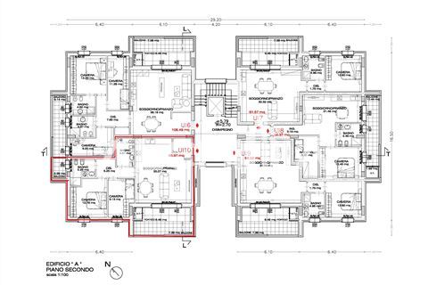 Rif. KS-V266 Appartamento in nuova costruzione sub "10" di 86 mq piano primo Rovereta