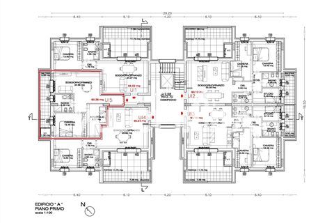 Rif. KS-V266 Appartamento in nuova costruzione sub "5" di 60 mq piano terra Rovereta
