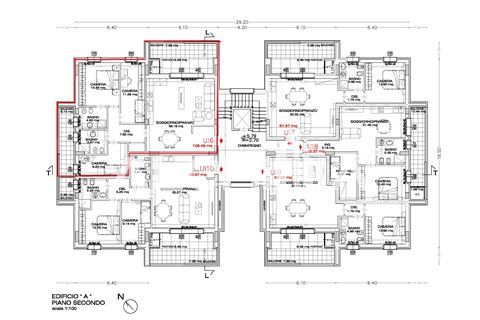 Rif. KS-V266 Appartamento in nuova costruzione sub "6" di 106 mq piano primo Rovereta
