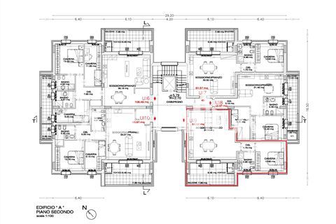 Rif. KS-V266 Appartamento in nuova costruzione sub "9" di 66 mq piano primo Rovereta